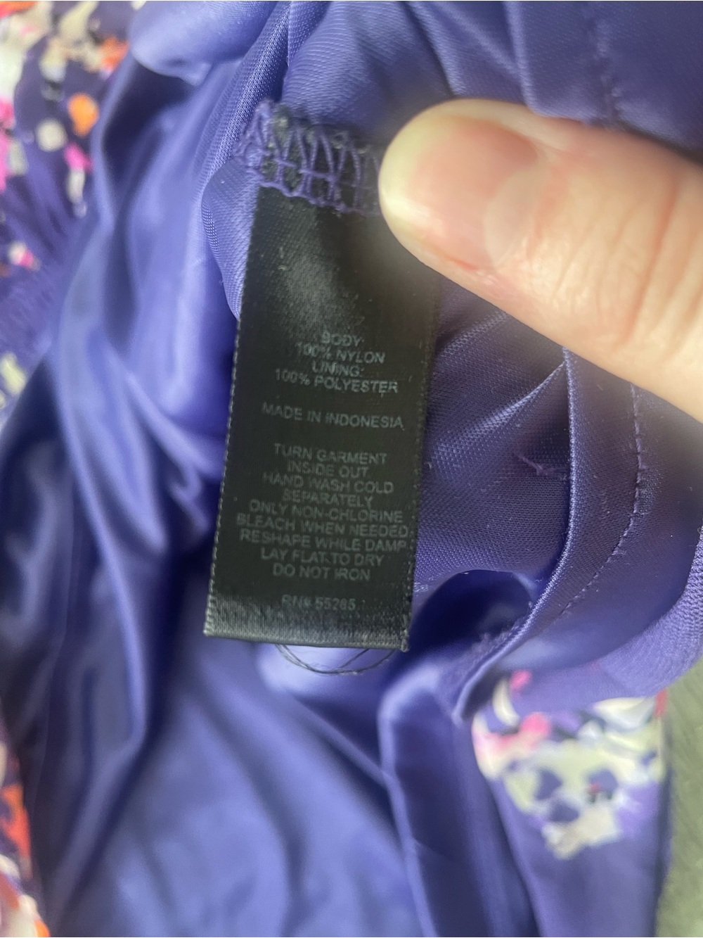 Share Express Y2K Ruffle Detail Babydoll Top Size S Purple Floral Fairy Boho - Picture 7 of 10